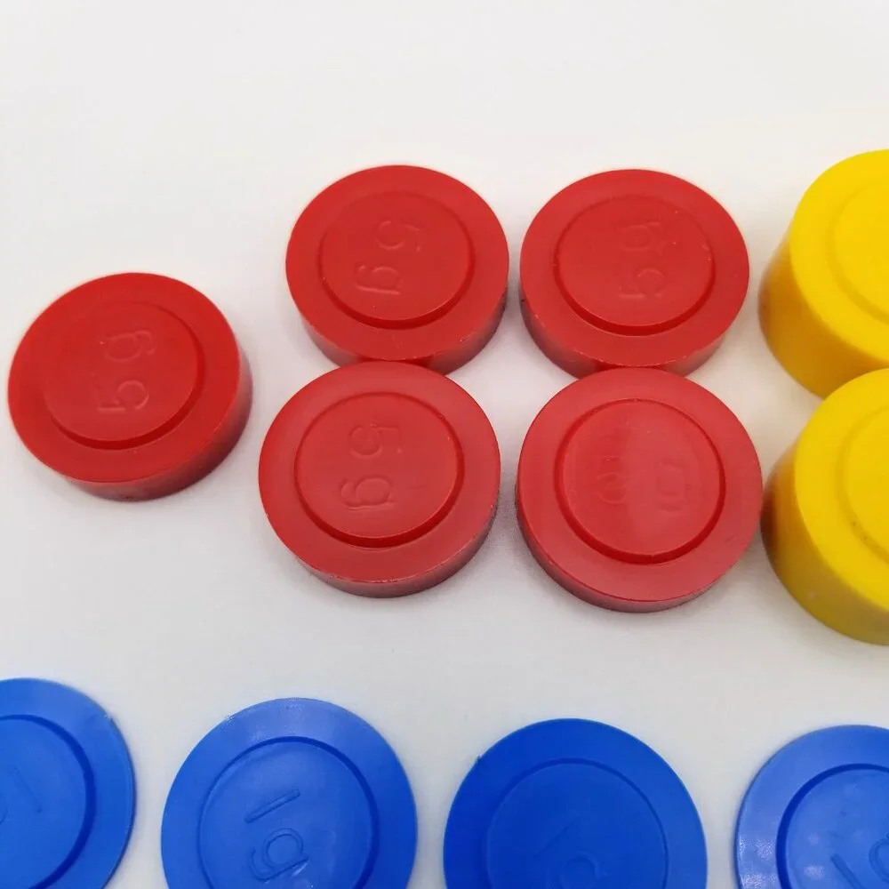 Plastic Stackable Gram Weights Set 48 Piece Math Science Classroom